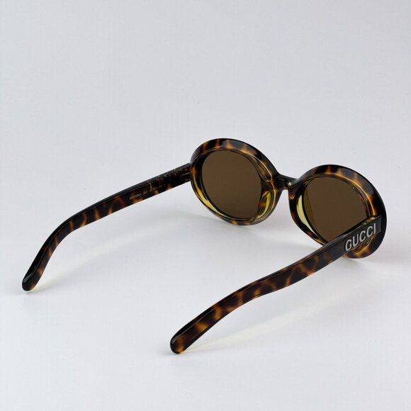 Gucci GG1722SA 002 BRAND NEW Sunglasses Spotted Havana Nicotine Brown Unisex main image 9